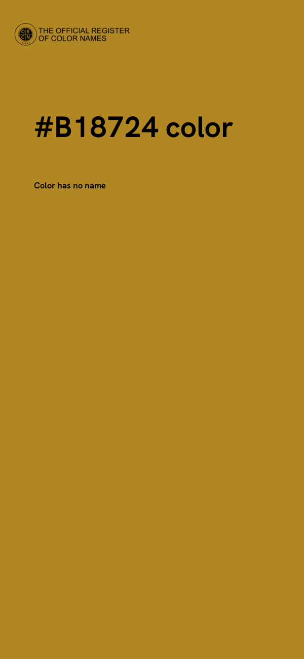 #B18724 color image