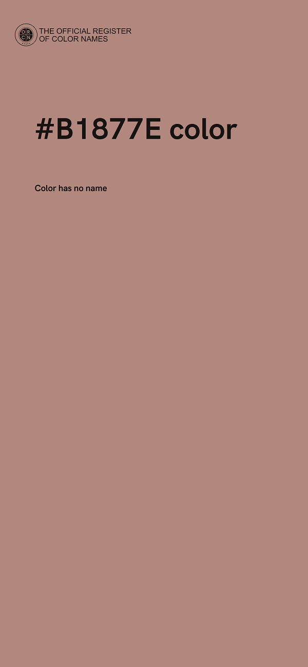 #B1877E color image