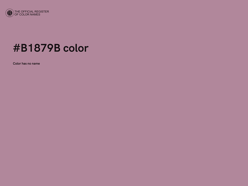 #B1879B color image