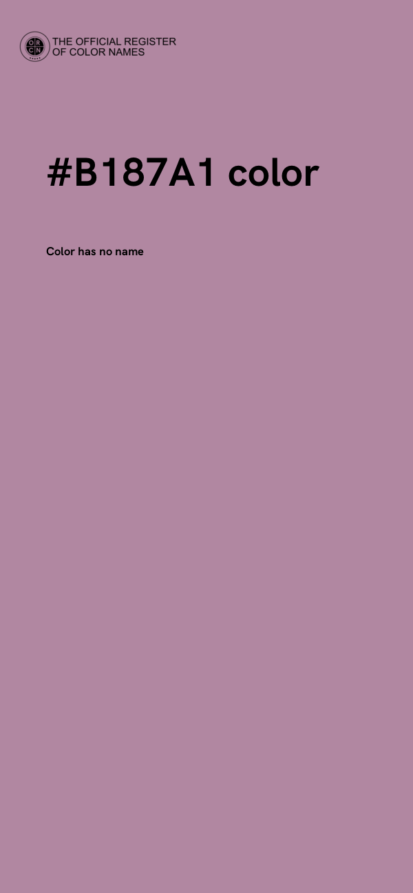 #B187A1 color image