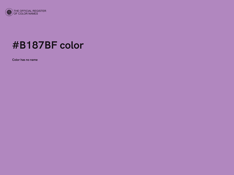 #B187BF color image