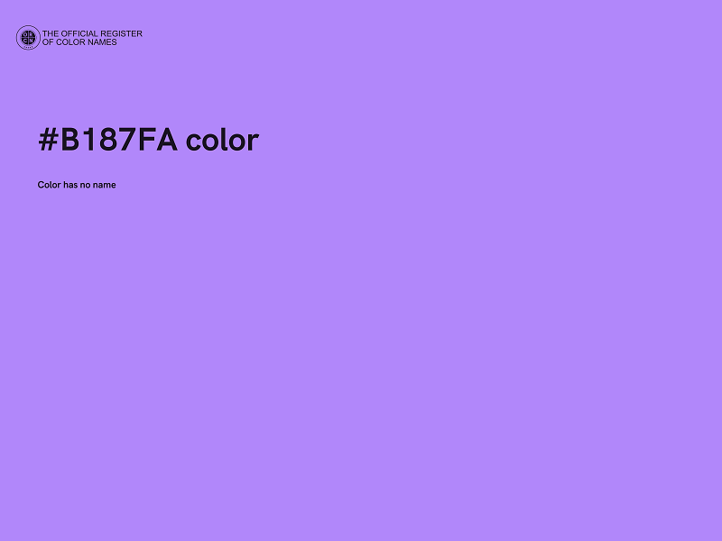 #B187FA color image