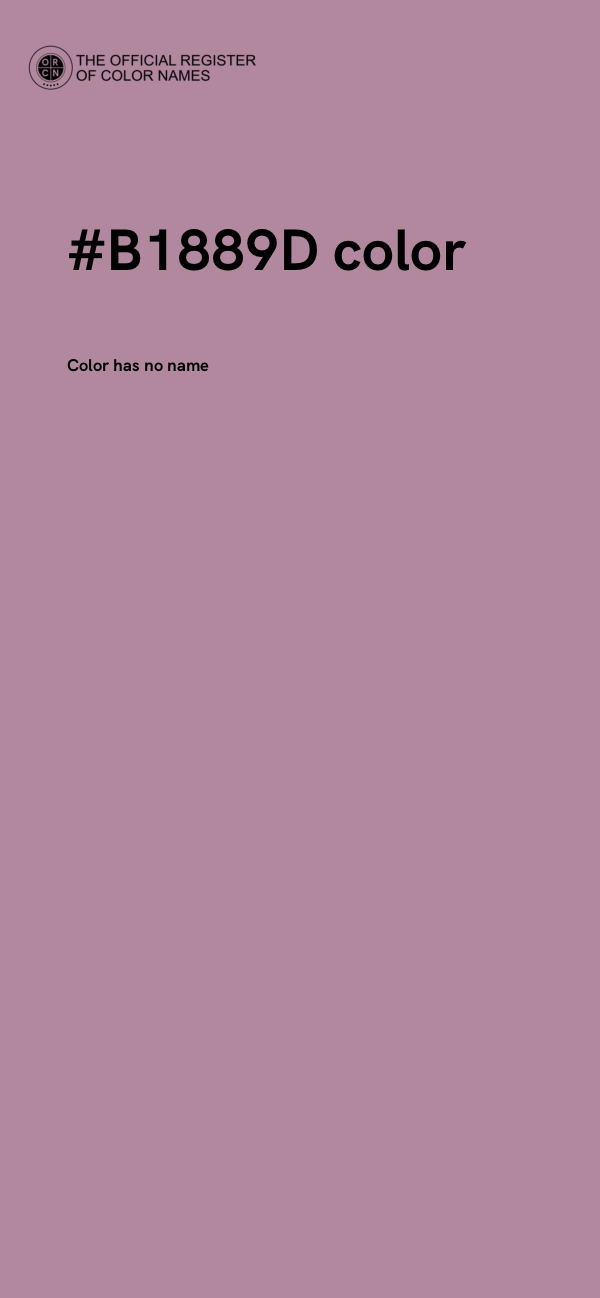 #B1889D color image