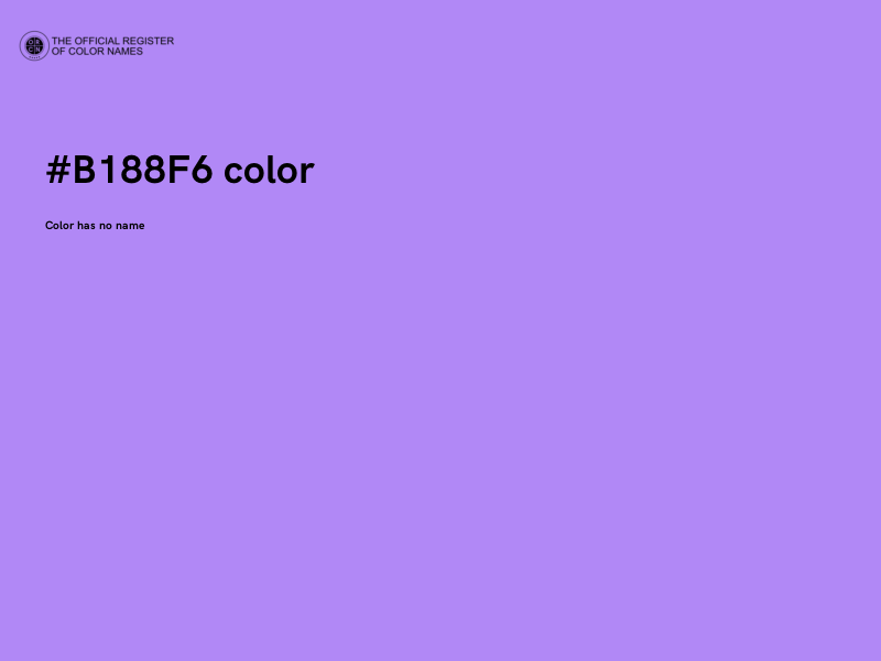#B188F6 color image