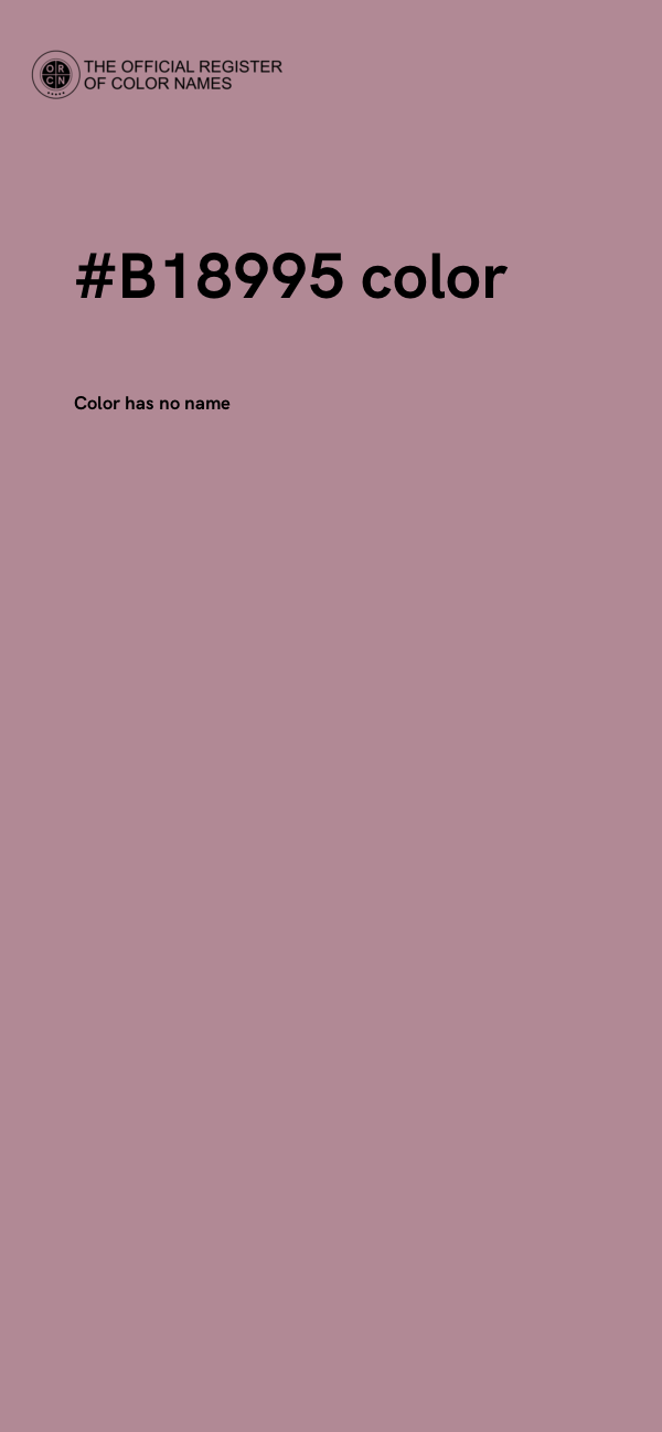 #B18995 color image
