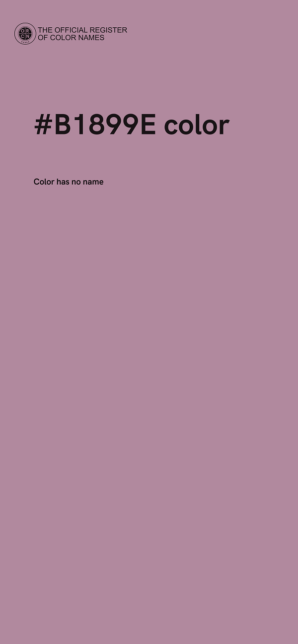 #B1899E color image