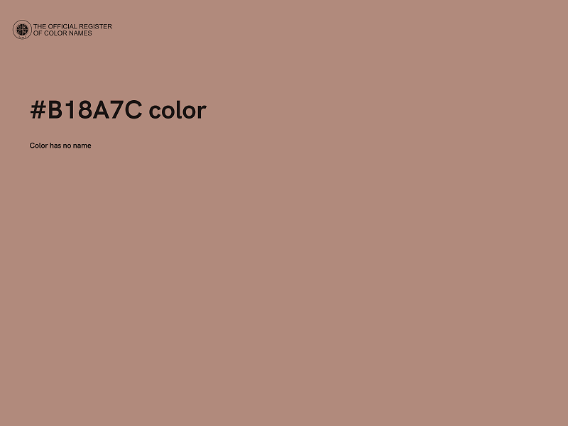 #B18A7C color image