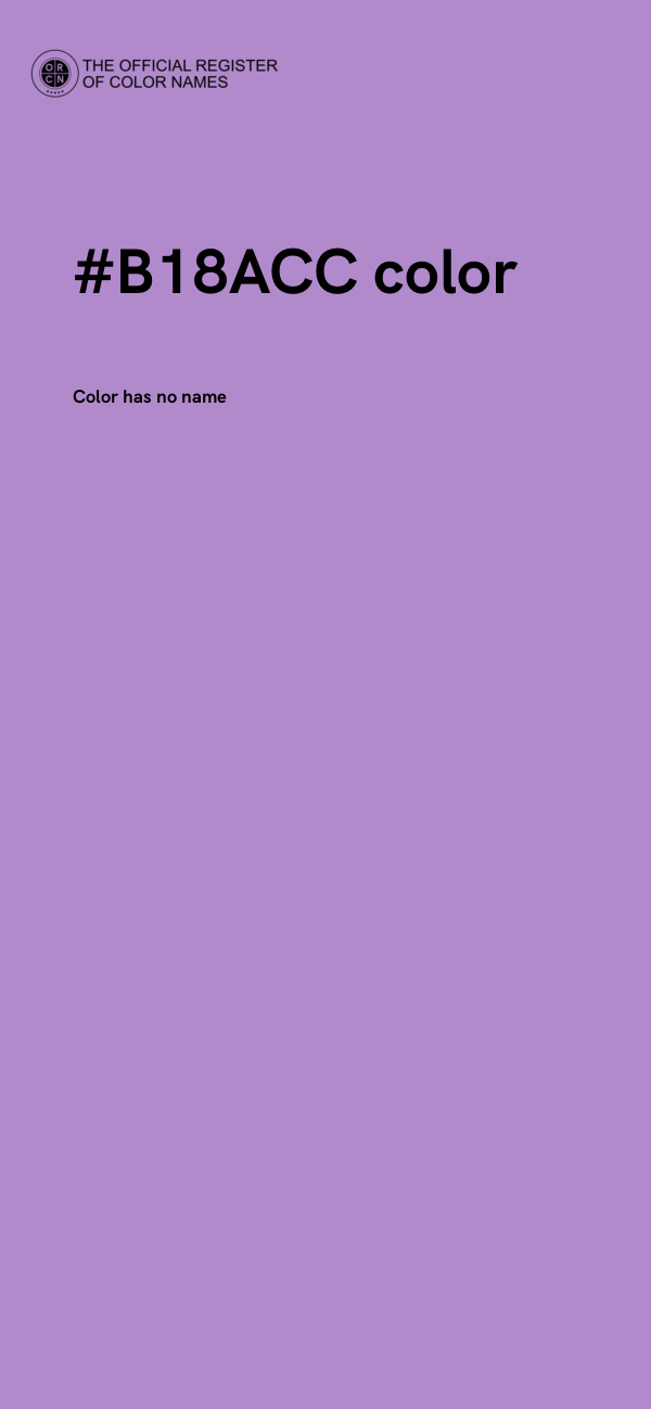#B18ACC color image