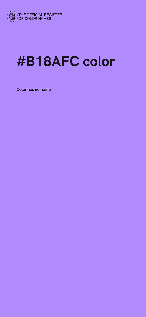 #B18AFC color image