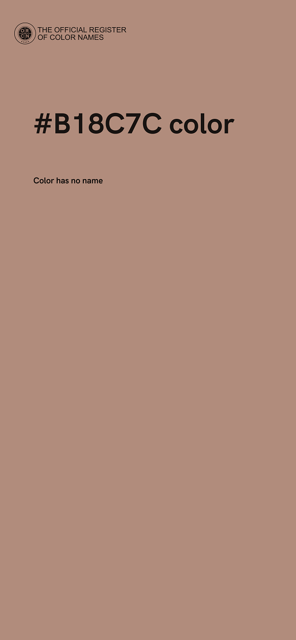#B18C7C color image