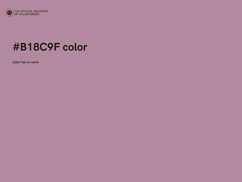 #B18C9F color image