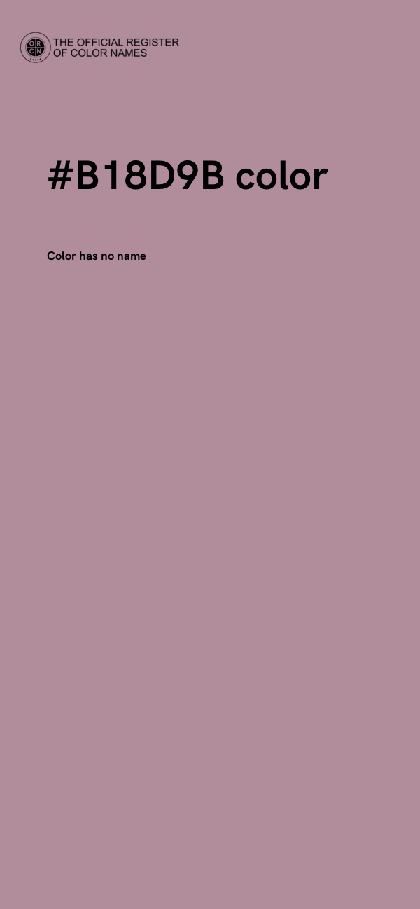 #B18D9B color image
