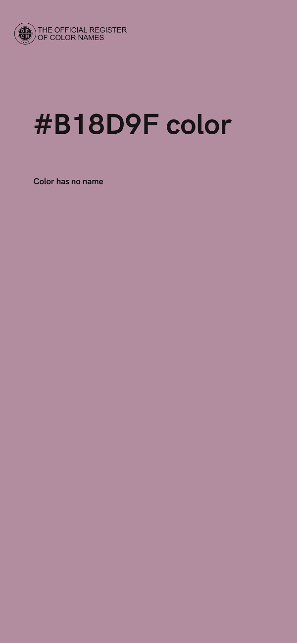 #B18D9F color image