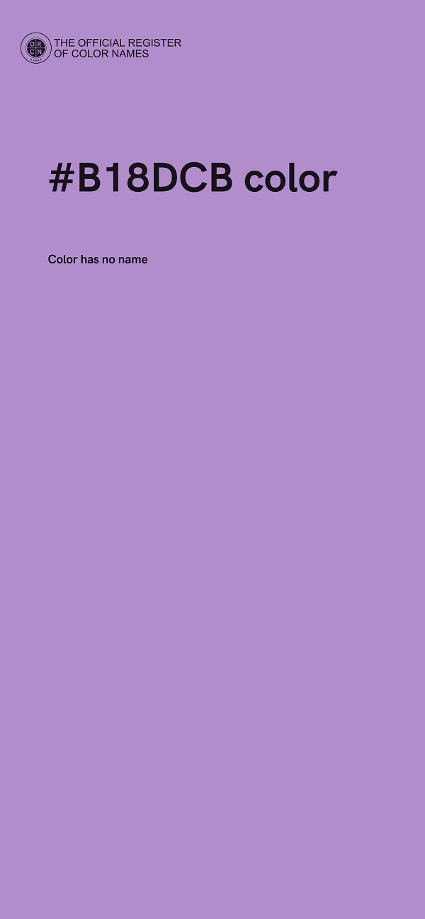 #B18DCB color image