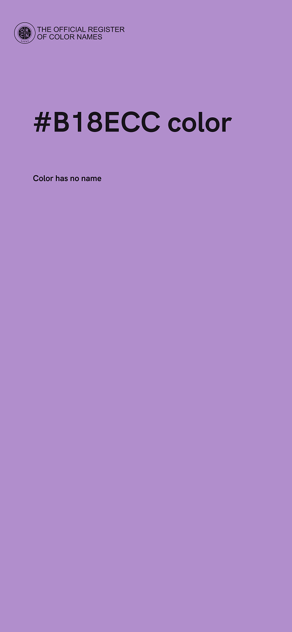 #B18ECC color image