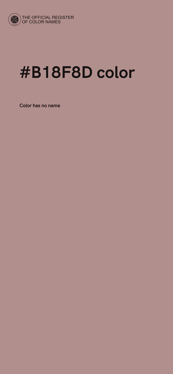 #B18F8D color image