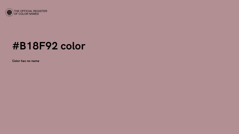#B18F92 color image