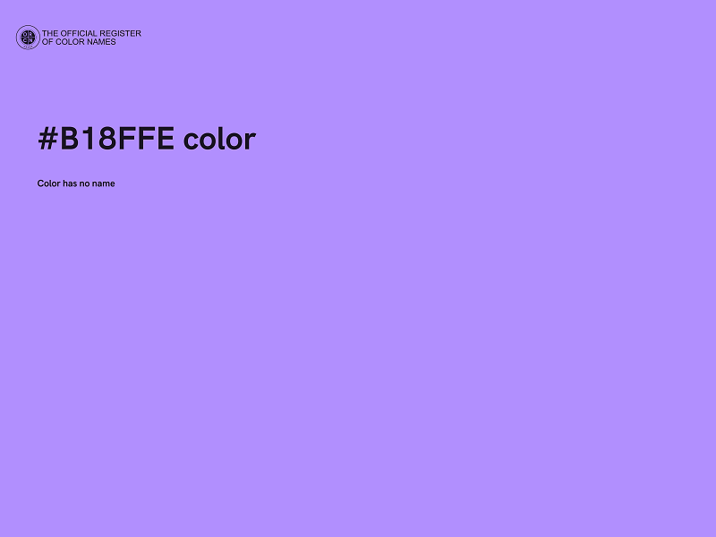 #B18FFE color image