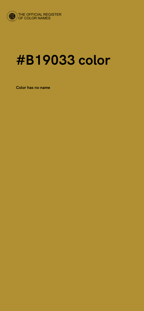 #B19033 color image