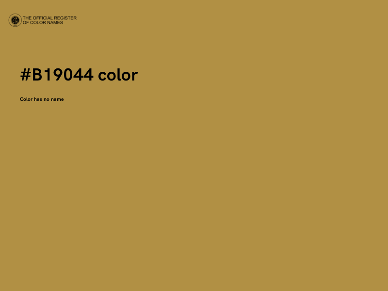 #B19044 color image