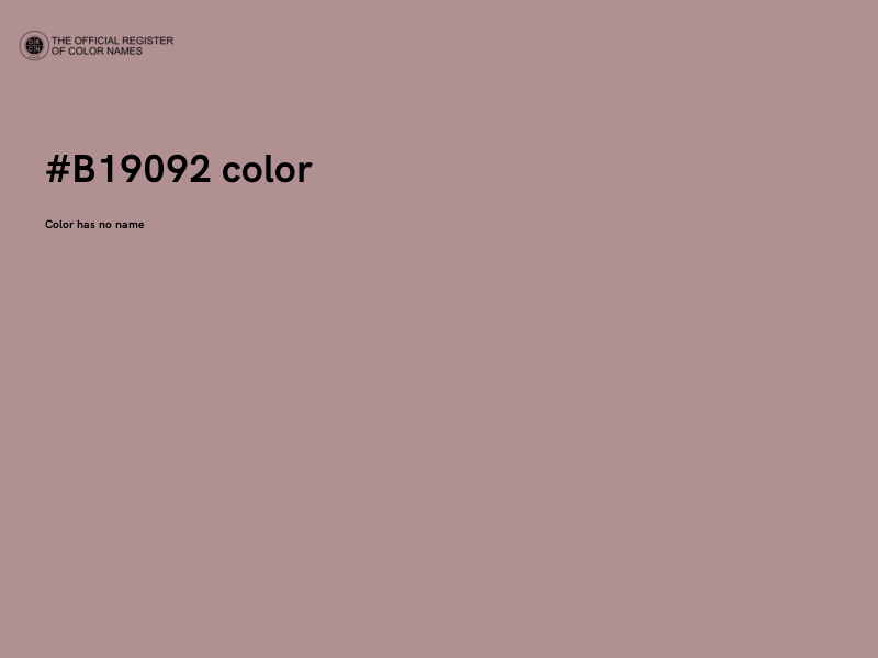 #B19092 color image