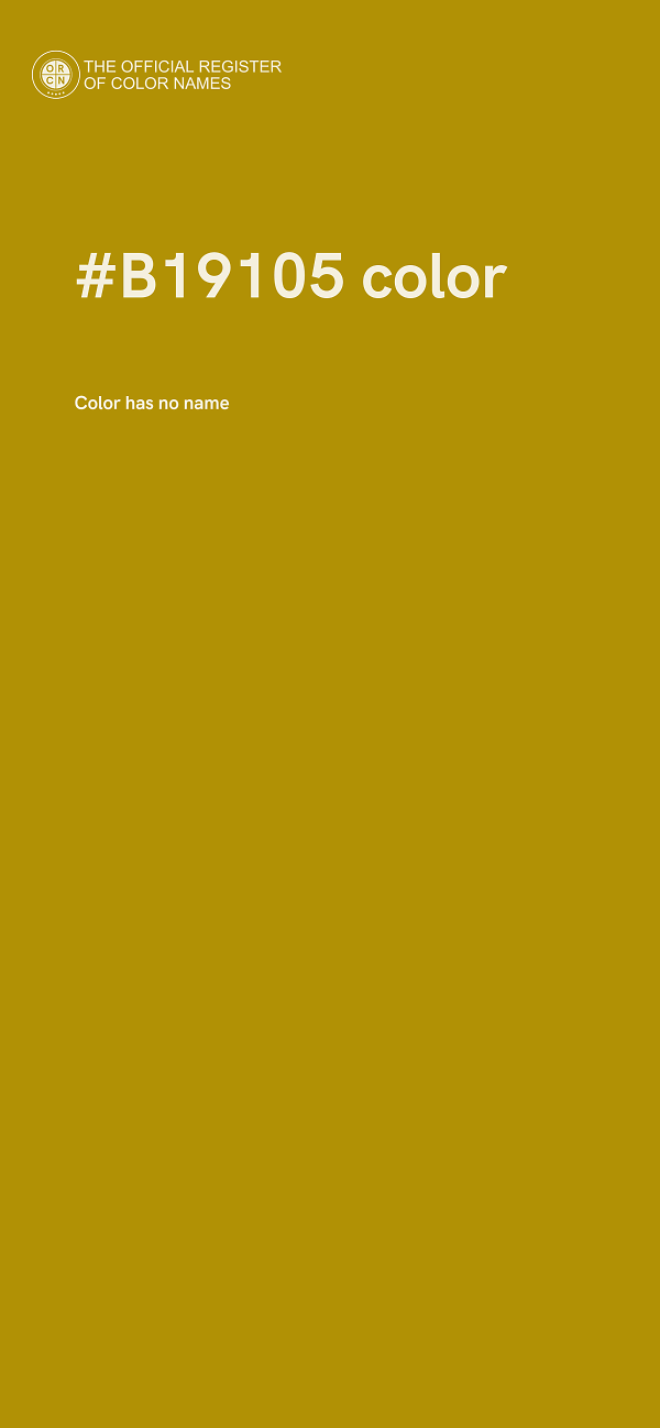 #B19105 color image