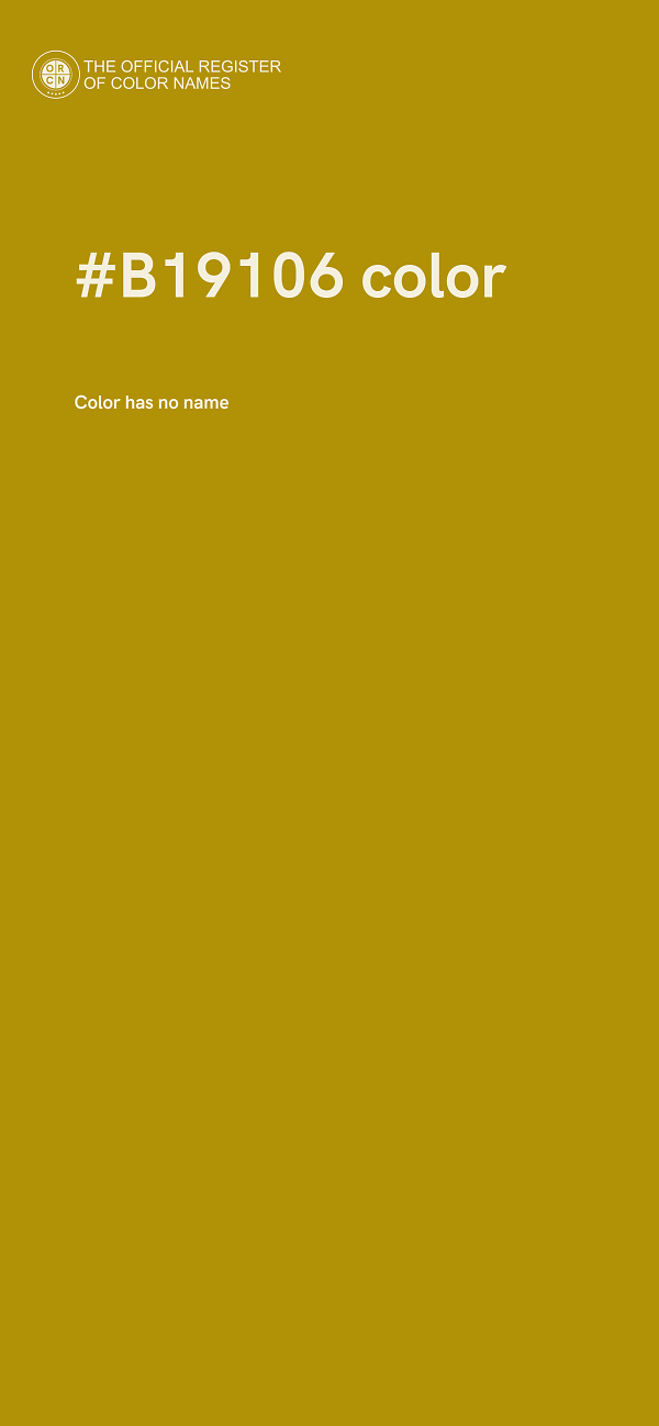 #B19106 color image