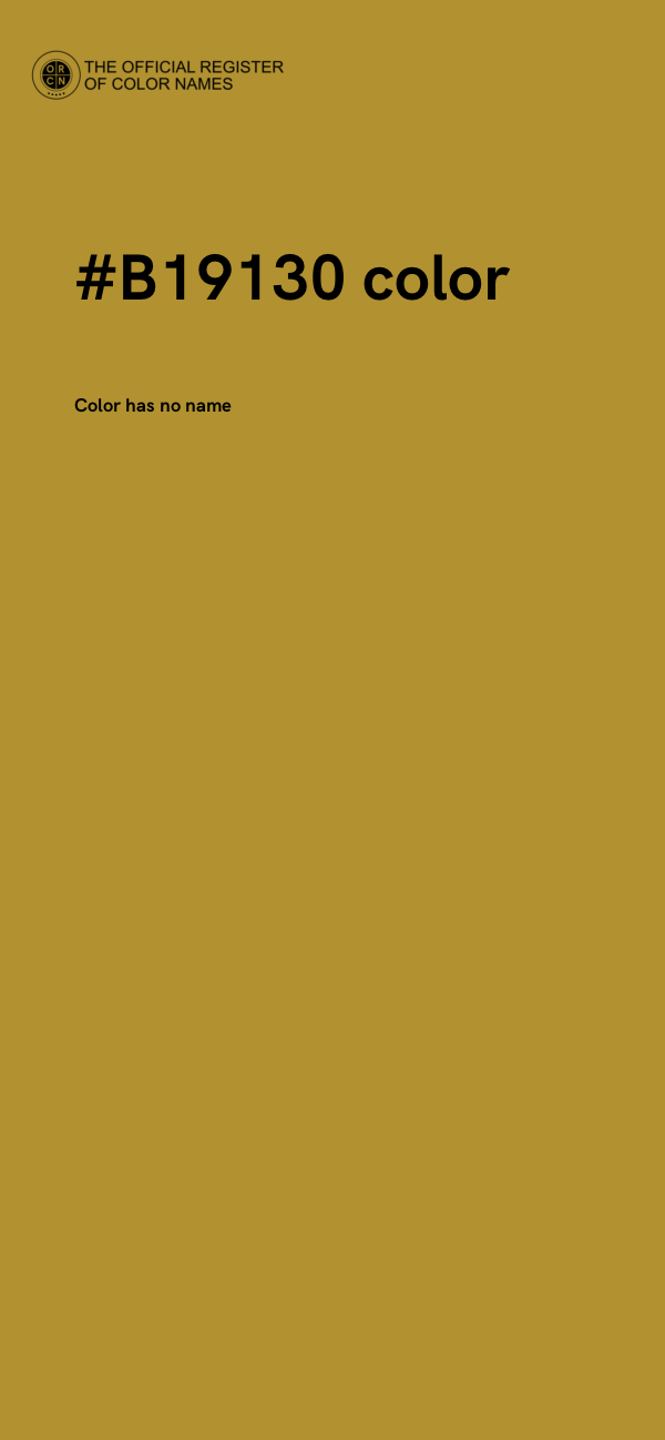 #B19130 color image