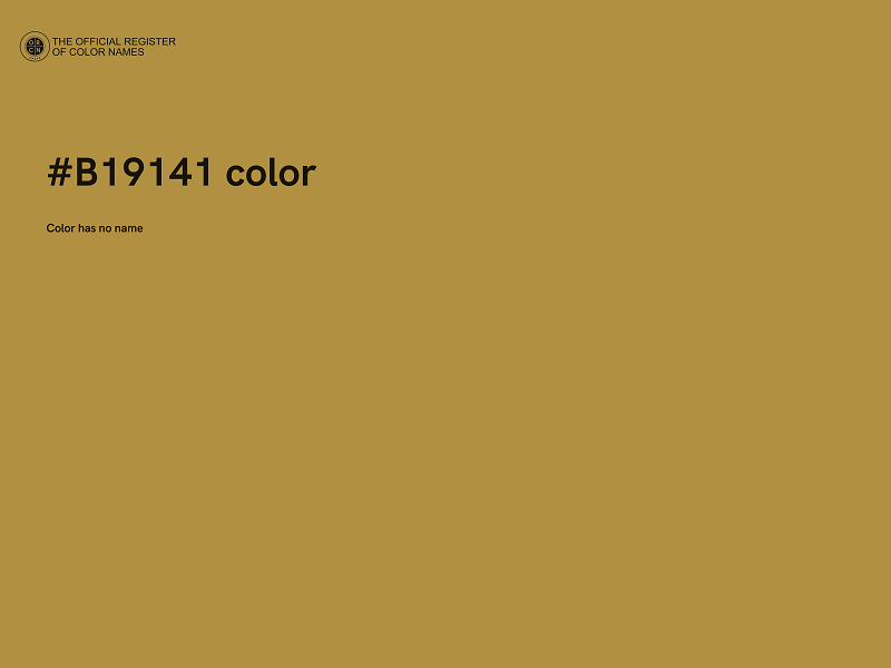 #B19141 color image