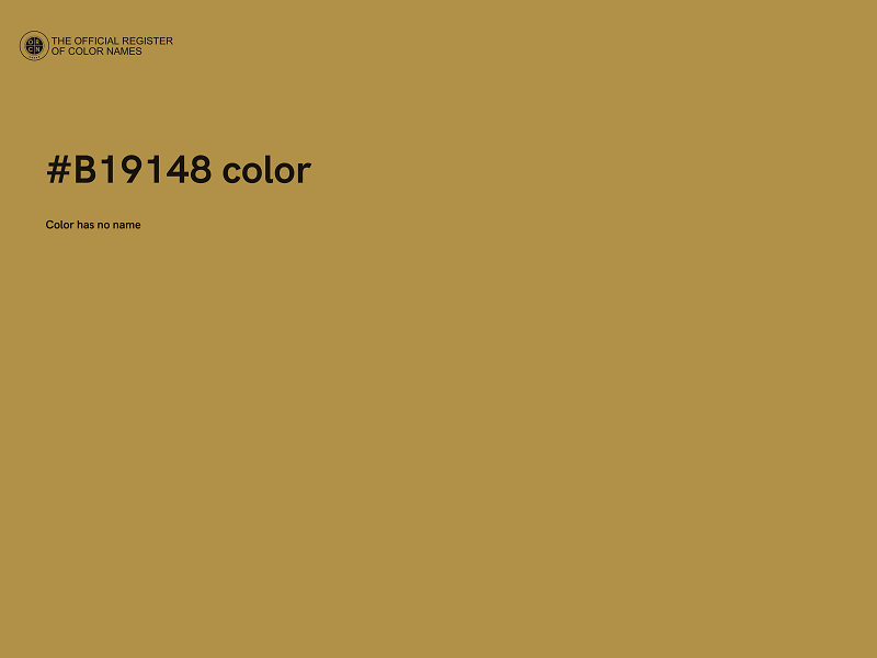 #B19148 color image