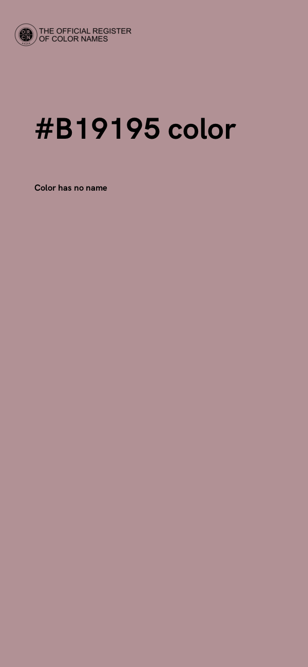 #B19195 color image