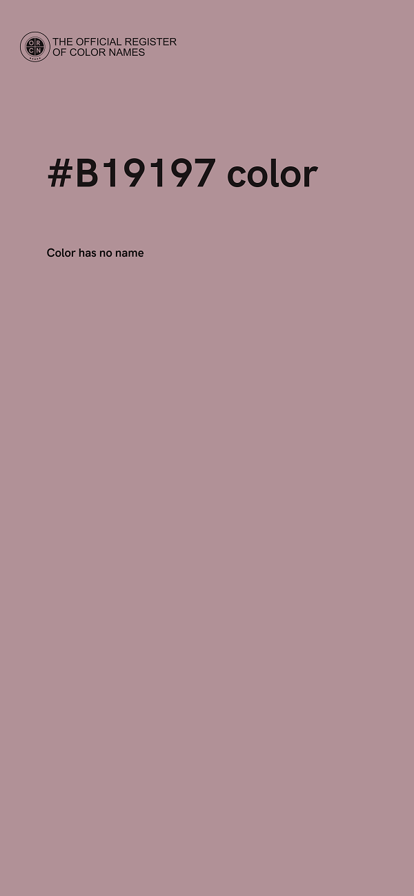 #B19197 color image