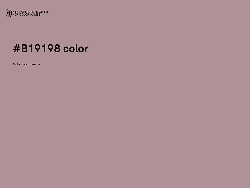 #B19198 color image