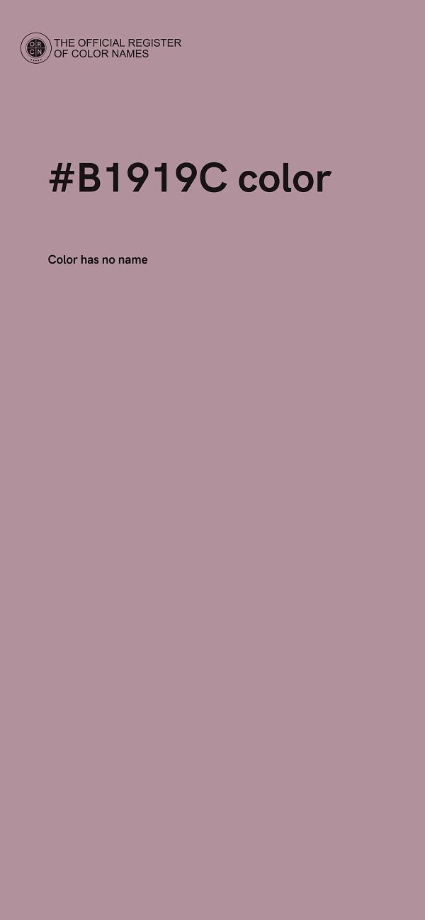 #B1919C color image