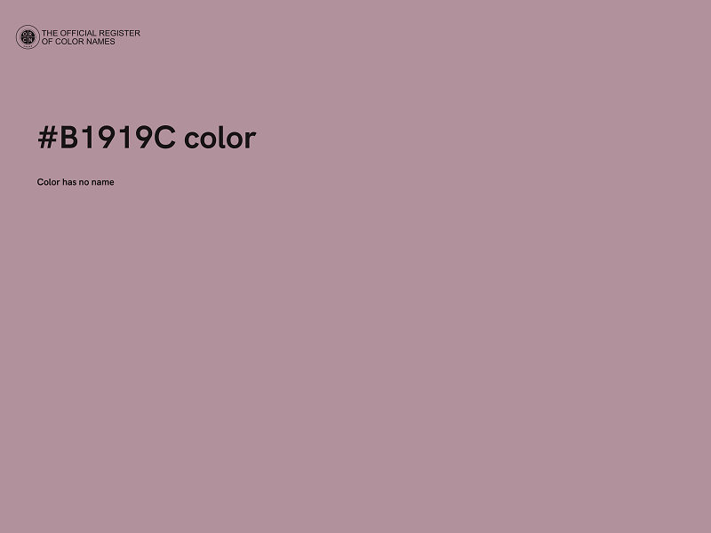 #B1919C color image