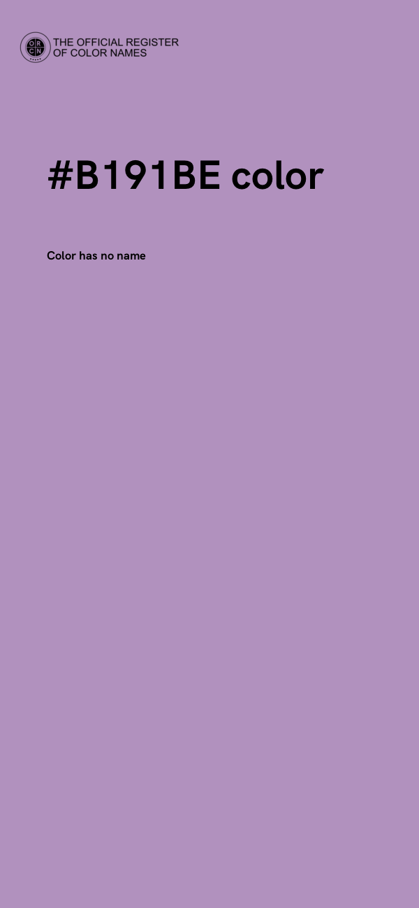 #B191BE color image