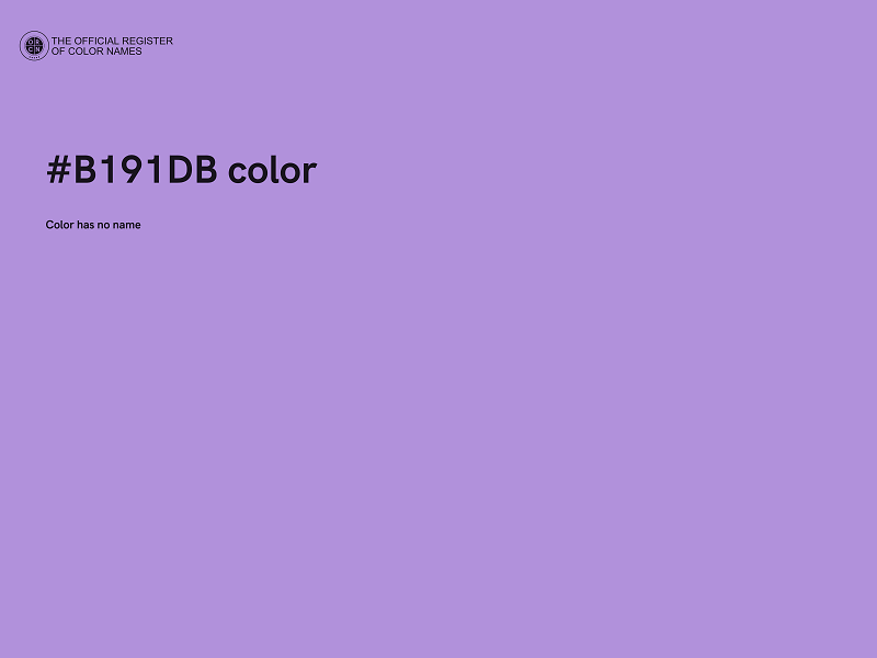 #B191DB color image