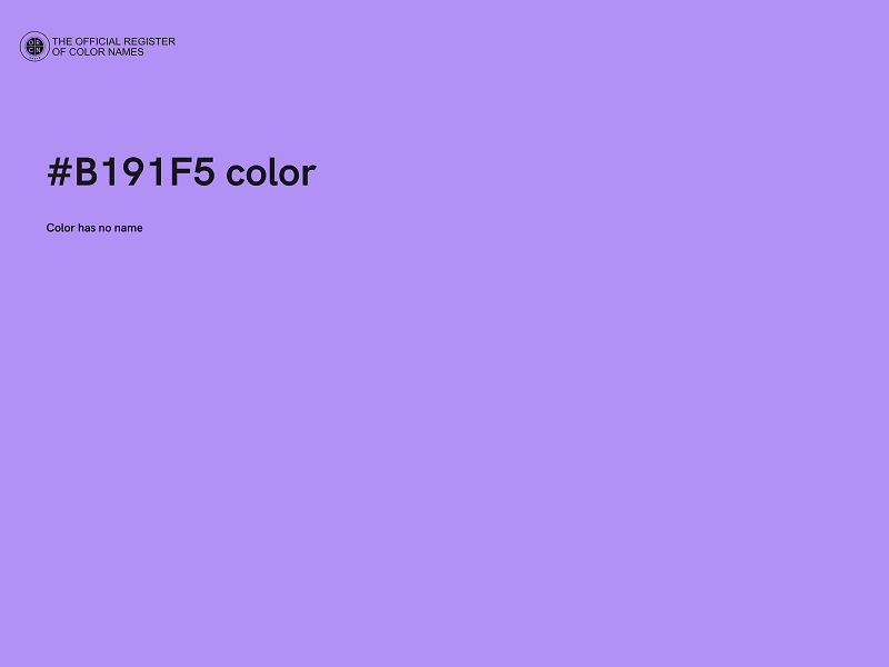 #B191F5 color image