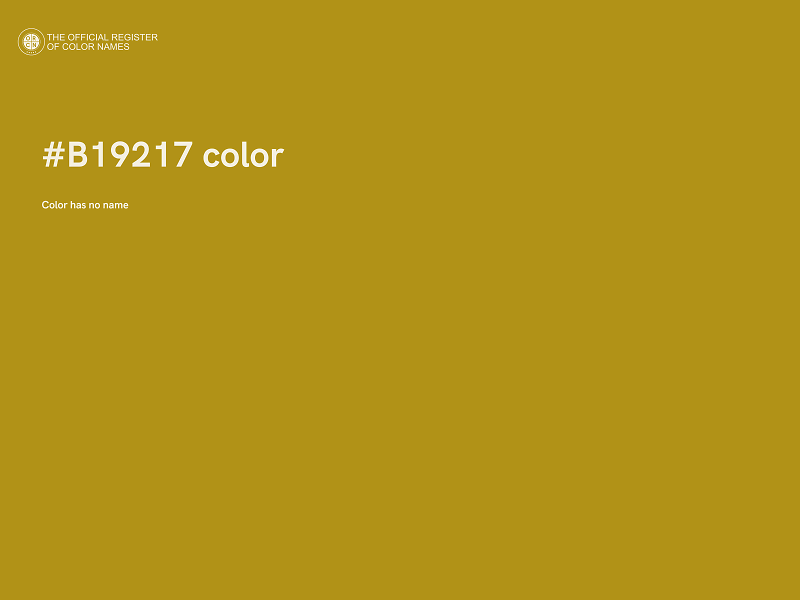 #B19217 color image