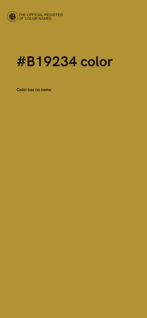 #B19234 color image