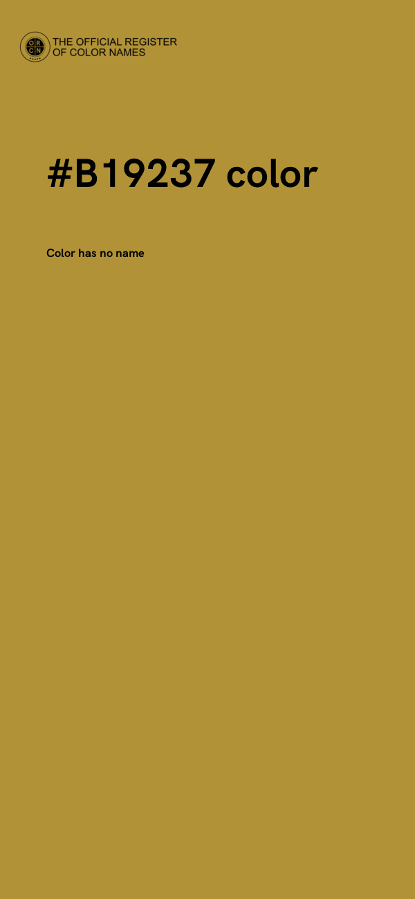 #B19237 color image