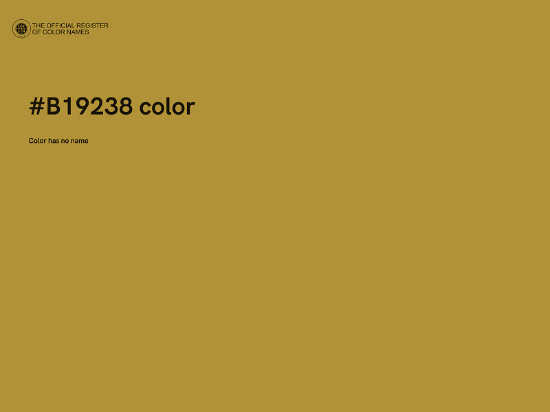 #B19238 color image