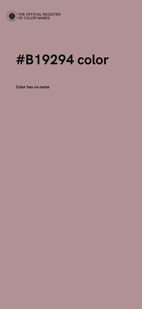 #B19294 color image