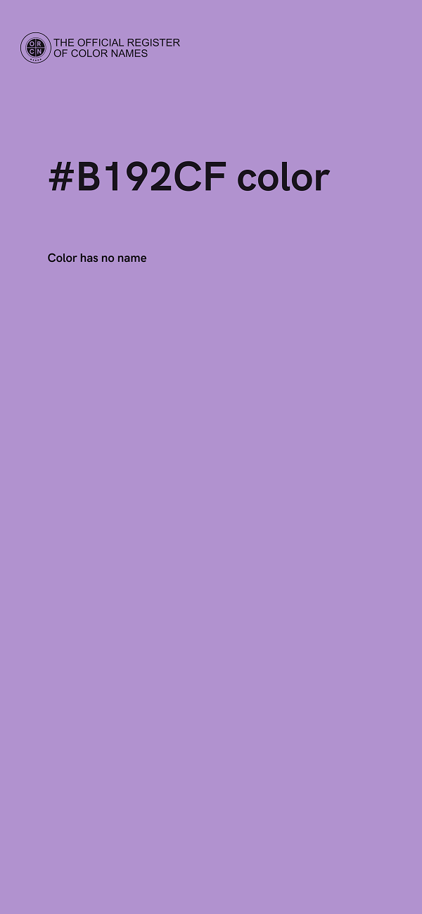 #B192CF color image