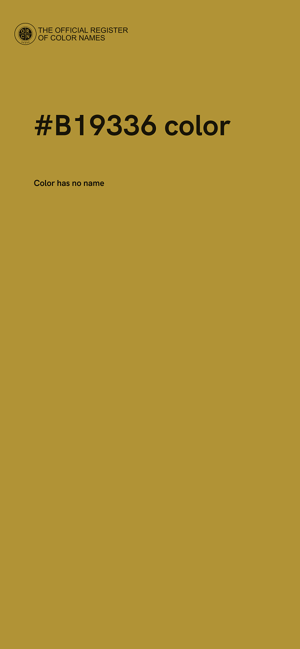 #B19336 color image