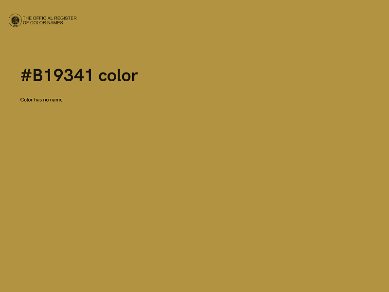 #B19341 color image