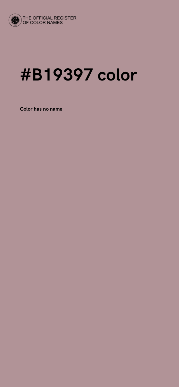 #B19397 color image