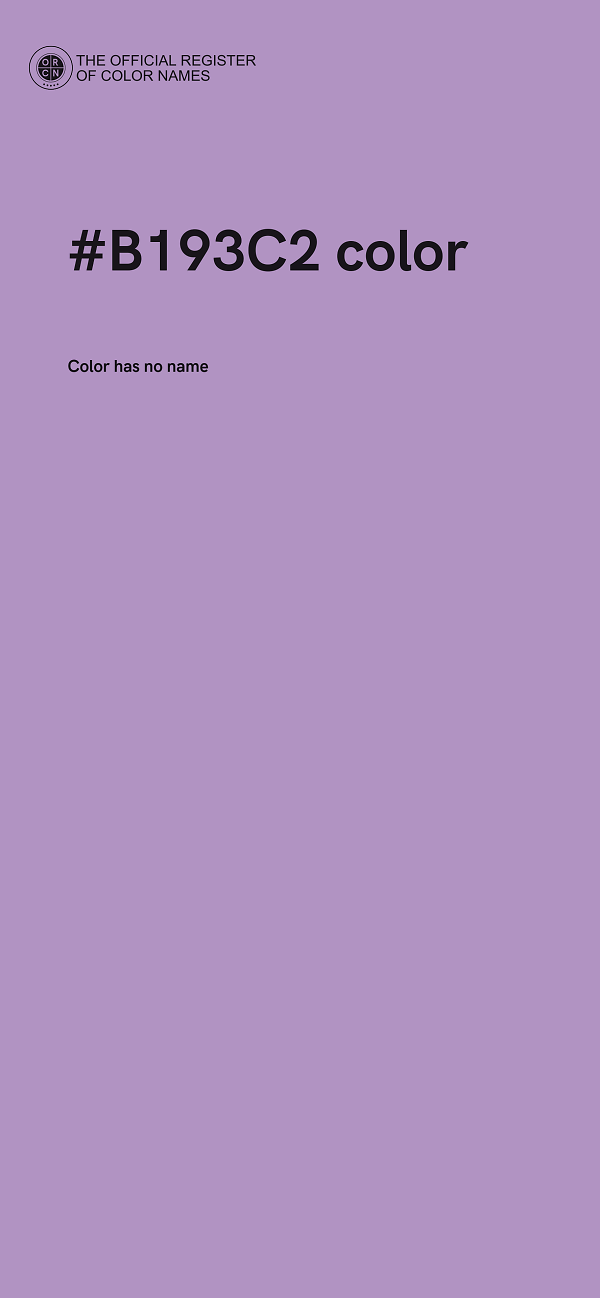 #B193C2 color image
