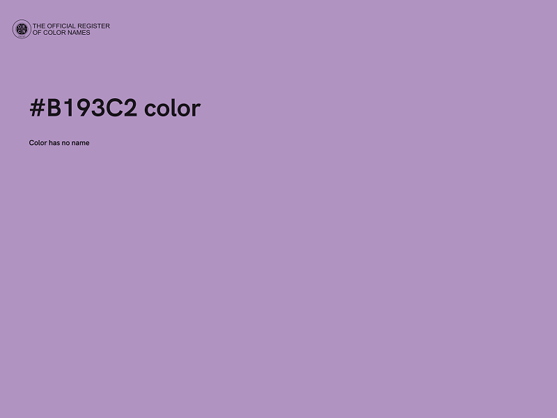 #B193C2 color image