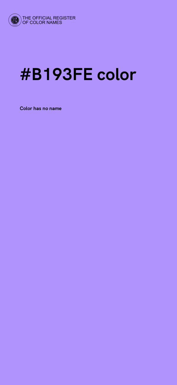 #B193FE color image